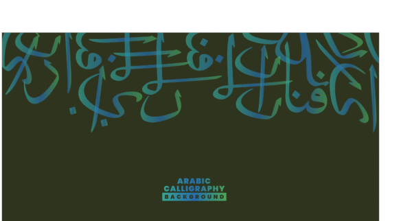 Arabic Calligraphy Background Pack – Elegant Islamic Vector Set - Image 5