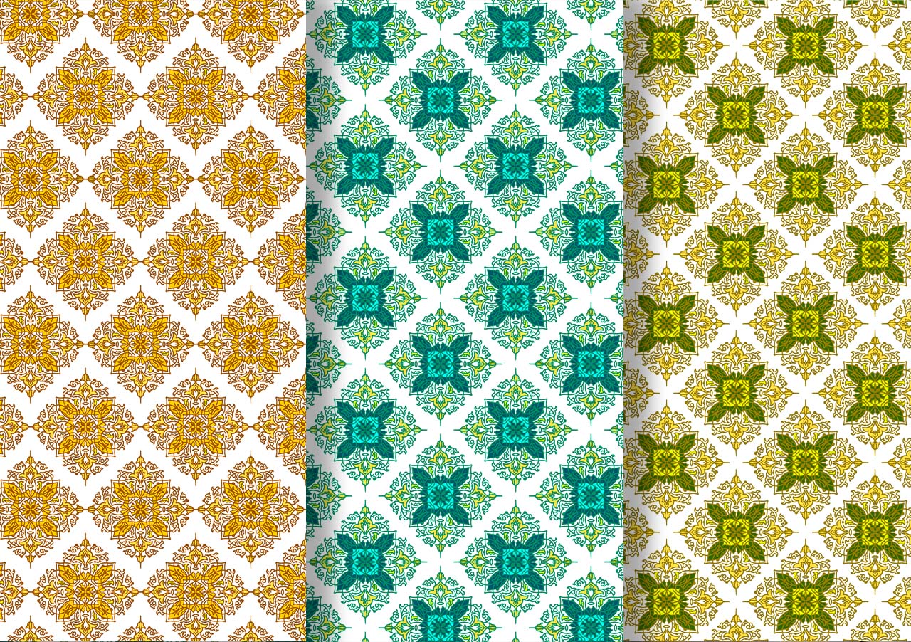 Vector Seamless Islamic Geometric Pattern