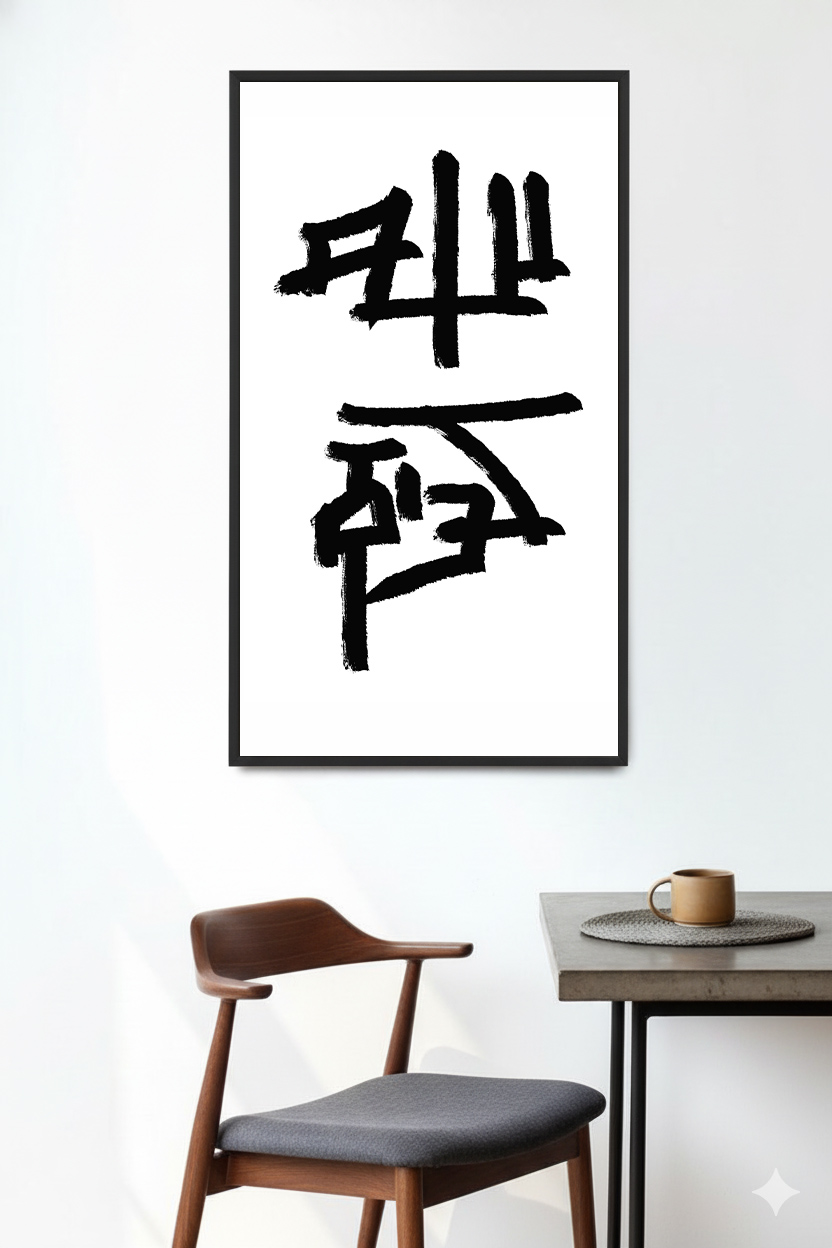 Japanese-Style Arabic Calligraphy: Cultural Harmony in Writing Art - Image 3